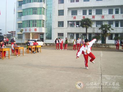 鸡公山武校2016年武术年终考核