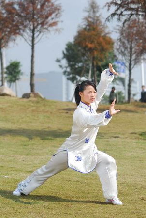 鸡公山武校女子个人太极拳