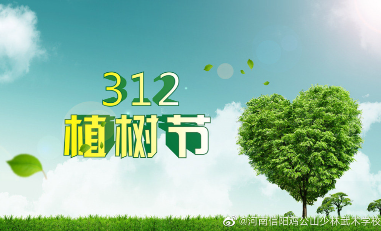 温暖三月 携绿意与春风共舞——信阳市鸡公山少林武术学校开展植树活动